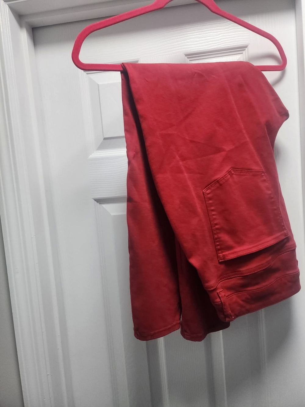 Womens Red Casual Shorts